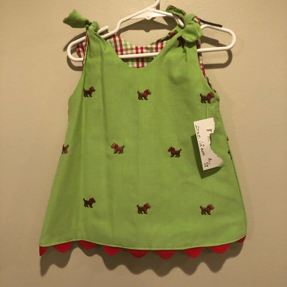 NWT Adorable Reversible Corduroy Jumper Dress